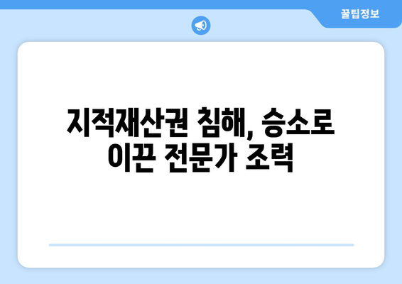 지적재산권 분쟁에서 승소를 돕는 변호사 사례