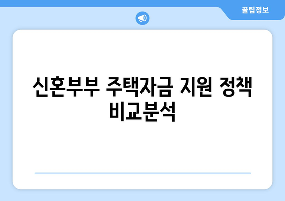 신혼부부를 위한 주거 복지 정책과 지원 혜택 분석